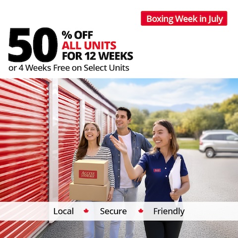 Access Storage - Brandon Green Acres Promotion
