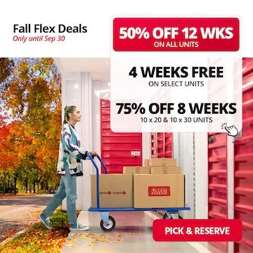 Access Storage - Brandon Green Acres Promotion