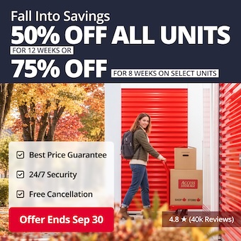 Access Storage - Brandon Green Acres Promotion