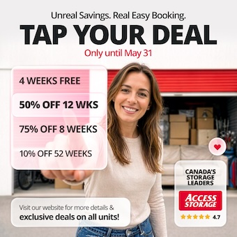 Access Storage - Brandon Green Acres Promotion